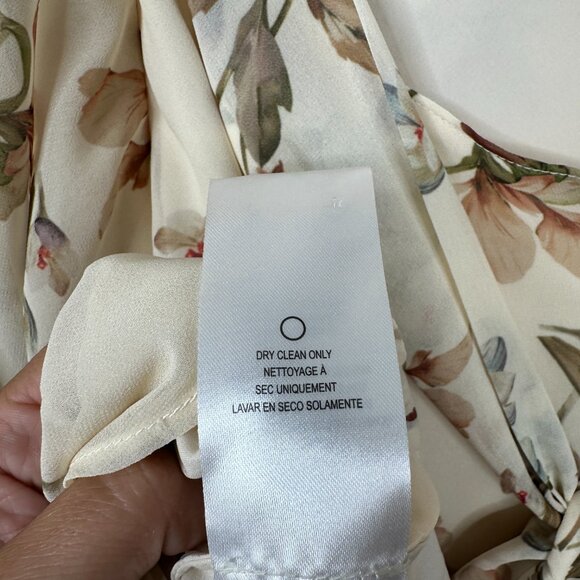 NWT SACHIN + BABI Bevvy Dress in Eggshell Venetia Petals Floral Chiffon Mini 12 - Picture 12 of 14